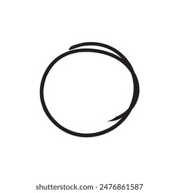 Grungy circle blob, blotch vector on white background, eps10