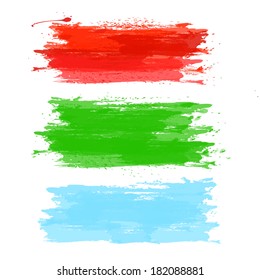 Grungy colored banner