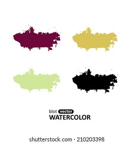 Grungy colored banner