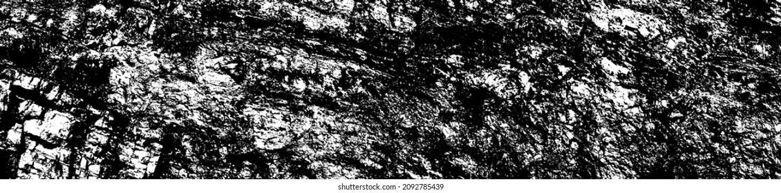 Grungy cragged bumpy pitted cavity stone facade, split layer gap.Ruined cracked shattered worn rough hiking canyon.Old ragged grunge steep marble cliff. Grand vintage crannied damaged impressive gorge