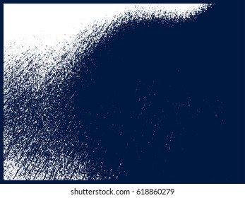 Grungy damaged texture backdrop. Stained weathered damaged surface. Grunge scratch line abstract background. Vector illustration.