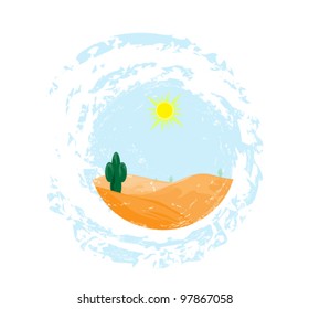 grungy desert