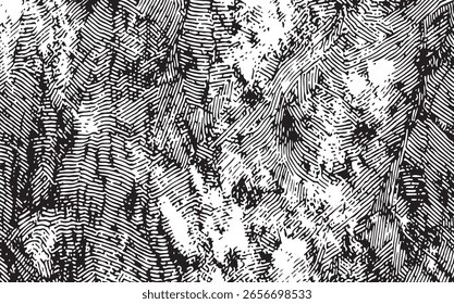 Grungy Distressed Texture Overlay Vector