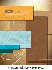 Grungy elegant concept background