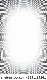 Marco grueso, fondo de borde Grunge Diseño de plantilla vectorial abstracto, marco fotográfico vintage 