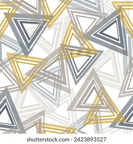 Grungy geometric repeat print for sport textile, fashion clothes, wrapping paper. Fashion fabric patchwork design.