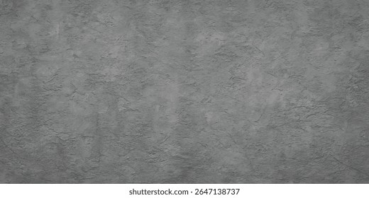 Grungy gray fabric and paper textures create a rough, aged, and seamless wall surface design	