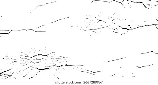 Grunge, efecto grunge, textura grunge, efecto de grieta de tierra seca, grietas de superficie de Vector y fisuras en el suelo. y superficie y rayas fondo transparente.	