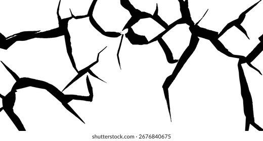 Grunge, efecto grunge, textura grunge, efecto de grieta de tierra seca, grietas de superficie de Vector y fisuras en el suelo. y superficie y rayas fondo transparente.	