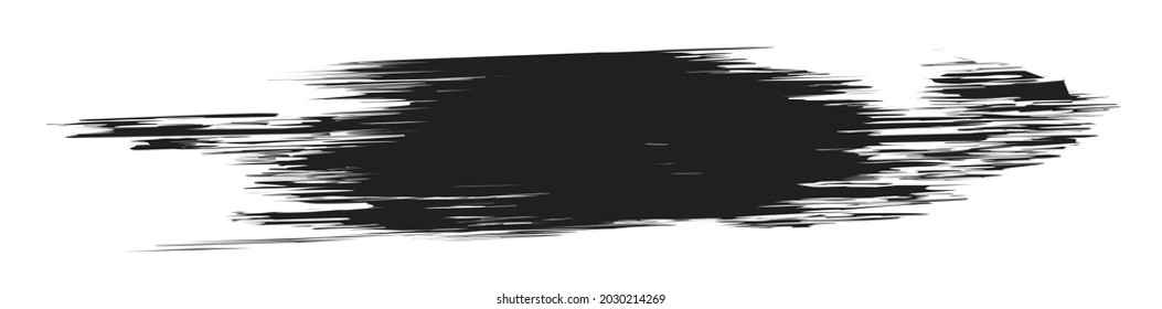 Grungy, grunge, textured line divider. Paintbrush, brushstroke effect vector. Ink, fluid, and liquid horizontal effect
