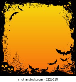 Grungy Halloween background