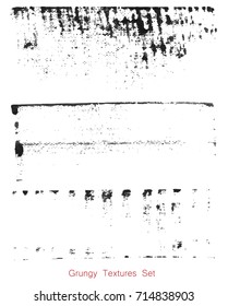 Grungy hand made texture over white background. Elements for your work and design. Eps10