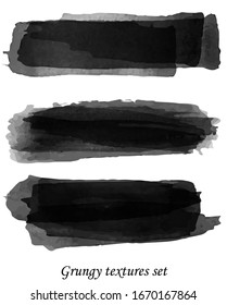 conjunto de elementos de diseño vectorial hechos a mano. Texturas, bordes, pinceles de trazo para sus diseños. Elementos para su trabajo. Eps10