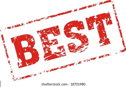 Grungy ink stamp, vector format very easy to edit