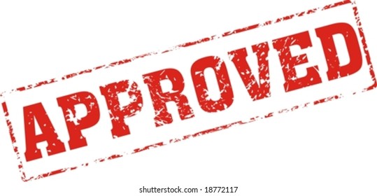 Grungy ink stamp, vector format very easy to edit