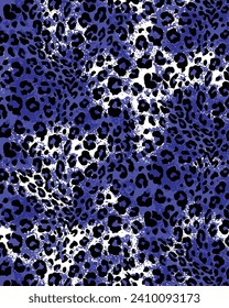 Grungy leopard texture pattern background