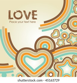 grungy love background