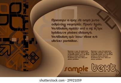 grungy modern background vector with space for your text