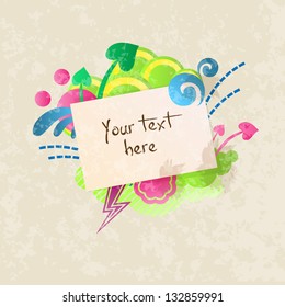 grungy modern  banner theme background