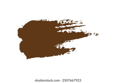 Grungy paint brush stroke set, abstract colorful brush strokes, dirty ink brush effect