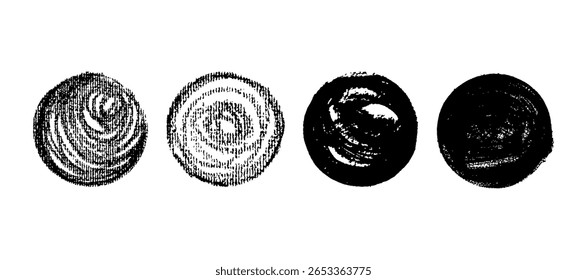 Conjunto de doodle de pincel de pincel sujo que lembra pastel e rabiscos de carvão. Elementos vetoriais para escola, jardim de infância ou arte de quadro-negro. Ideal para crianças, crianças, caligrafia ou bolha de fala pós-projetos