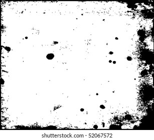 grungy plaint or ink splatter background in vector format, vector illustration