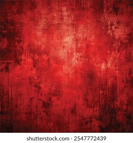 Grungy red background, abstract background red color grungy