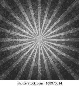 Grungy retro abstract background of gray color on watercolor paper.