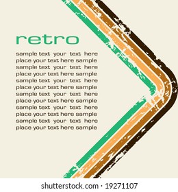 Grungy retro background