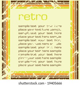 Grungy retro background