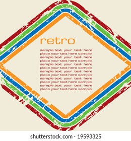 Grungy retro background