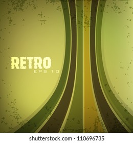 Grungy retro background. EPS 10.