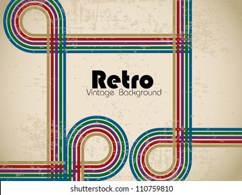 Grauer Retrohintergrund. EPS10.