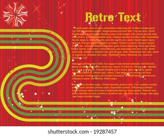 grungy retro vector background with copyspace for advertising