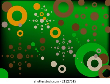grungy retro vector circle design background