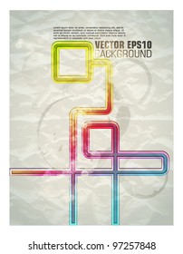 grungy retro-background with copyspace for your text