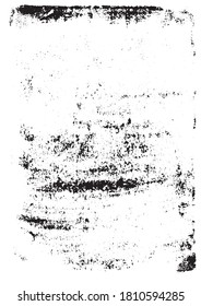 Grungy rough texture template in black and white colors with scratched effects vector illustration