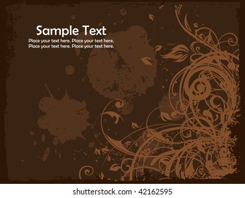 fondo de manchas gruesas con patrón floral