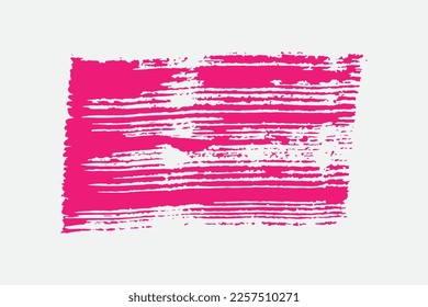conjunto de trazo de pincel recto, efecto de brocha colorido, conjunto de efectos de brocha sucia