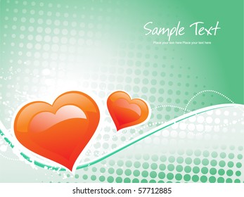 grungy stylish pattern heart for romantic day