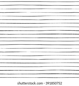 Grungy texture on white background. Hand drawn seamless abstract background for print on fabric or wrapping paper. Parallel stripes handcrafted with ink.