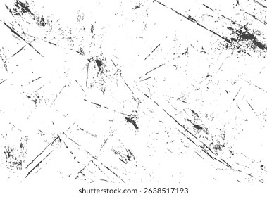 Grungy texture pattern on white background ideal for adding vintage effect to design projects