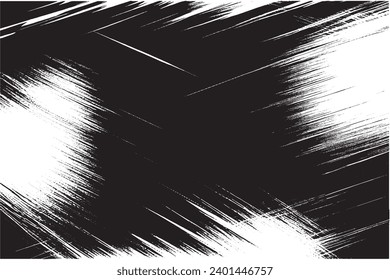 grungy texture of scratches vector illustration overlay monochrome background texture