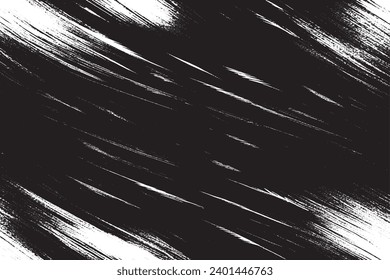 textura gruesa de arañazos ilustración vectorial superposición textura de fondo monocromo