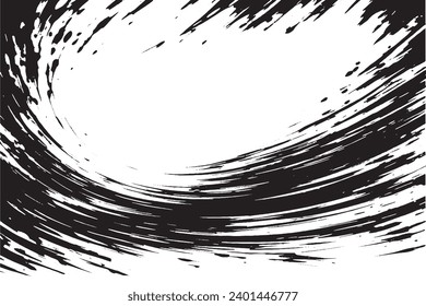 graue Textur von Kratzern, Vektorgrafik-Overlay auf einfarbigem Hintergrund