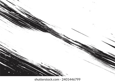 grungy texture of scratches vector illustration overlay monochrome background texture