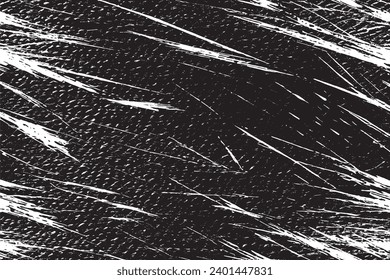 grungy texture of scratches vector illustration overlay monochrome background texture
