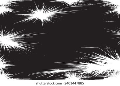 grungy texture of scratches vector illustration overlay monochrome background texture