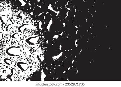 grungy texture of water drop