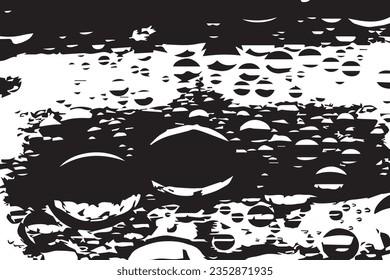 grungy texture of water drop